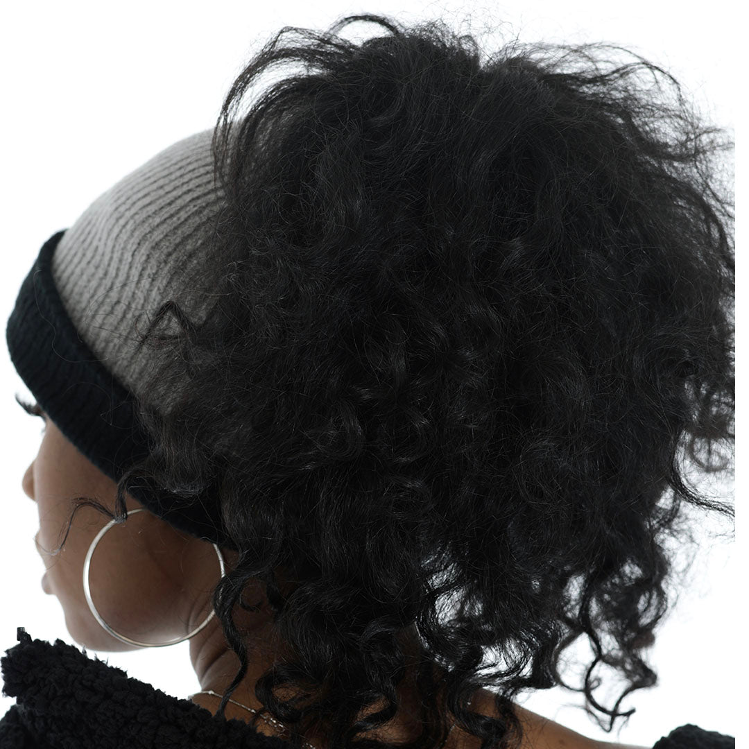 Black and Gray Rib Reversible