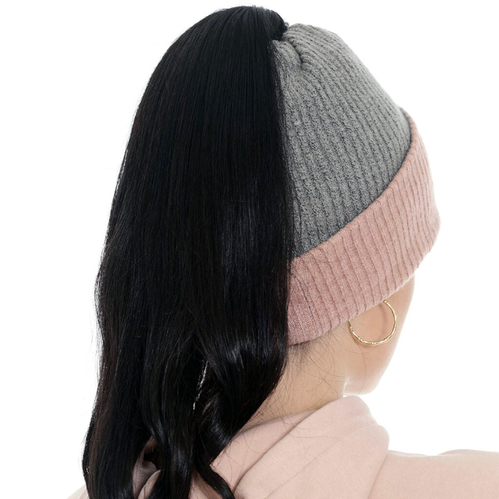 Gray and Pink Rib Reversible