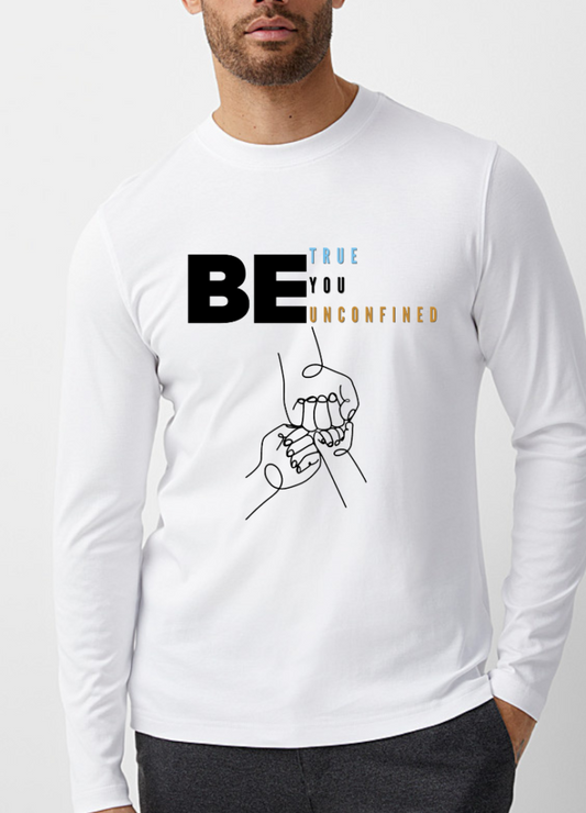 Mens "Be Unconfined" Long Sleeve